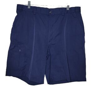Golf America Bealls Cotton Slant Pocket Shorts Navy Blue 36